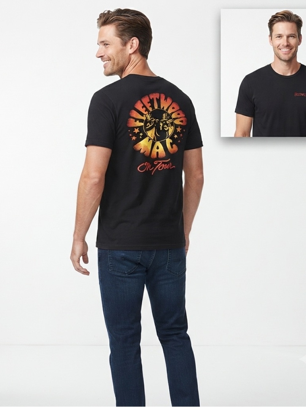 Fleetwood Mac On Tour Band Tee Shirt
